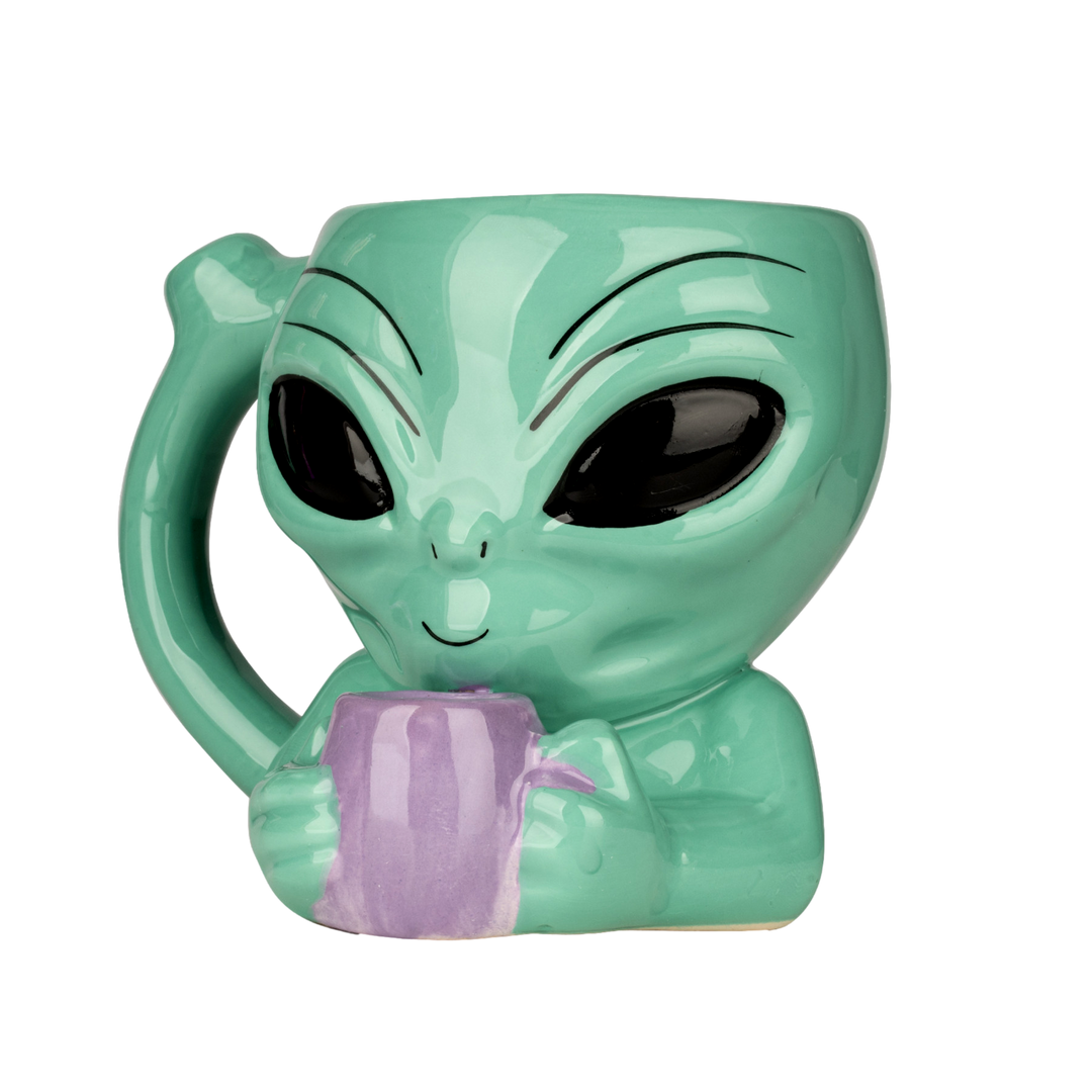 Alien Mug Weed Pipe