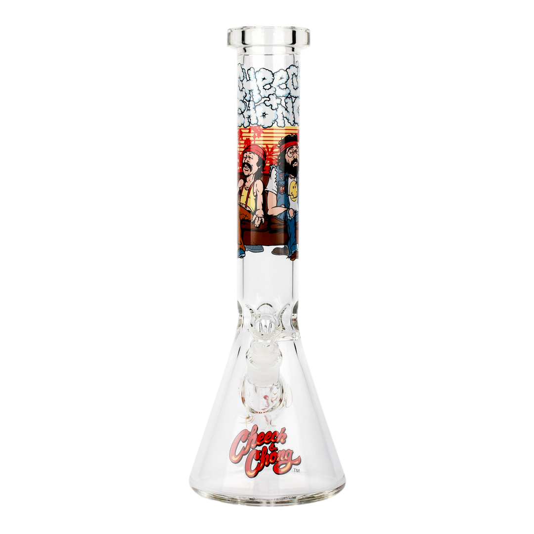 Cheech And Chong | 15" Couched Beaker Tube Bong