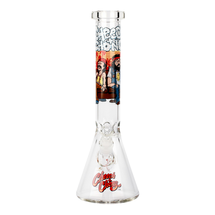 Cheech And Chong | 15" Couched Beaker Tube Bong