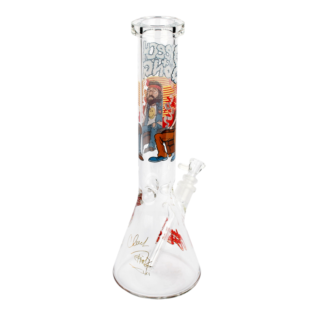 Cheech And Chong | 15" Couched Beaker Tube Bong