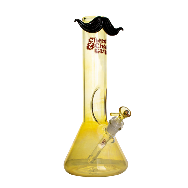 Cheech & Chong 12" Moustache Ride Beaker Base Water Pipe