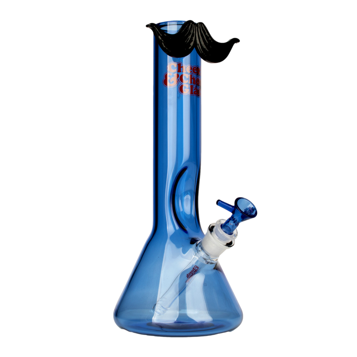 Cheech & Chong 12" Moustache Ride Beaker Base Water Pipe