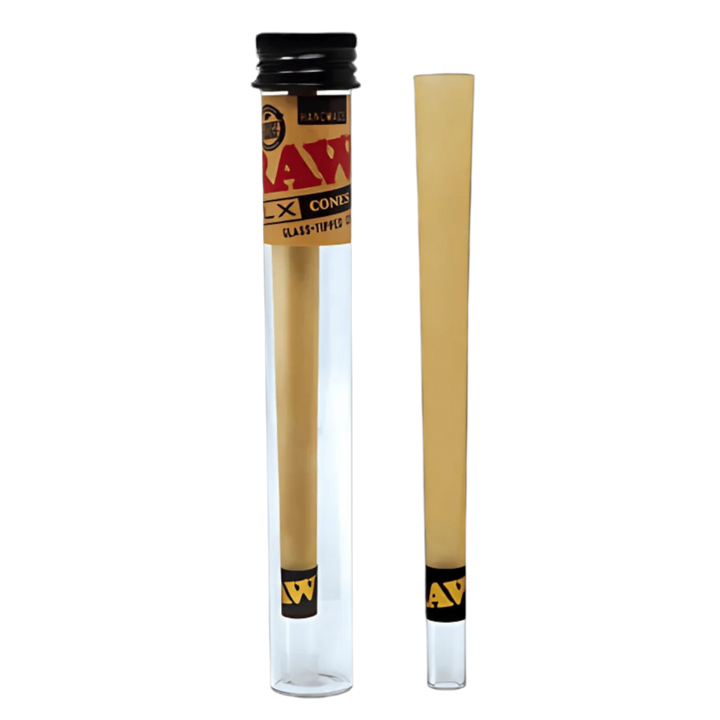 Raw DLX Cannon Glass-Tipped Cones (Display of 12)