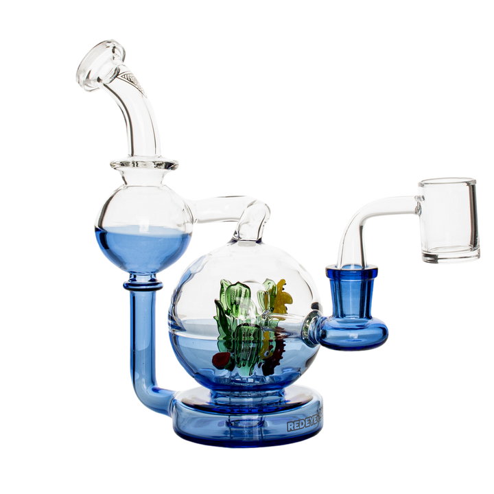 Red Eye Glass 7" Sealife ORBR Dab Rig Recycler