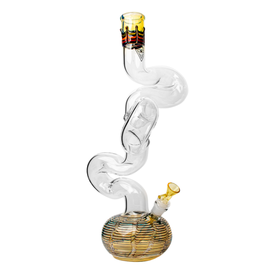 Red Eye Glass | 20" 3-Arm Loop-D-Loop Bong