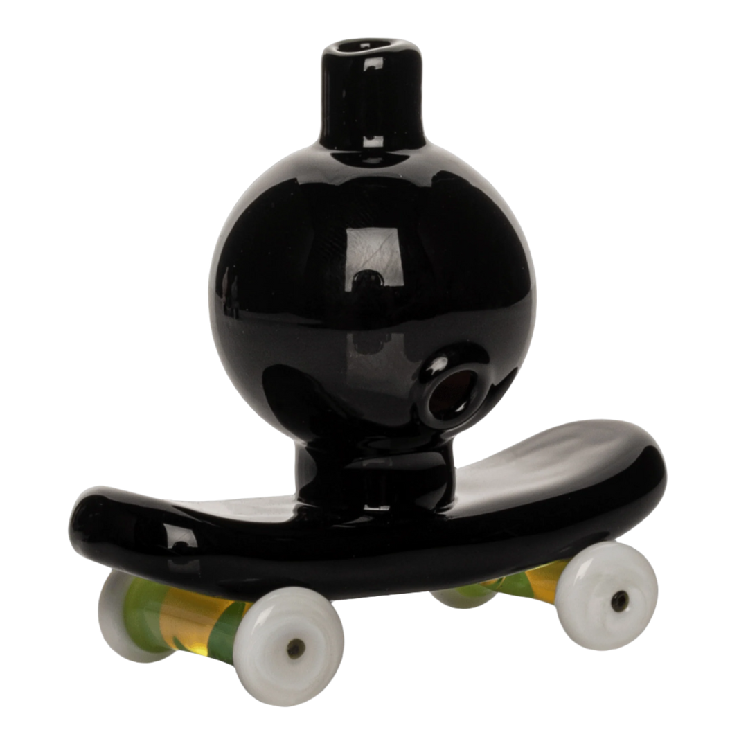 Red Eye Glass Skateboard Bubble Cap