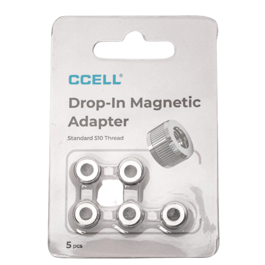 CCell Drop - In 510 - Thread Magnetic Adapter (Pack of 5) - Canadian Vaporizers