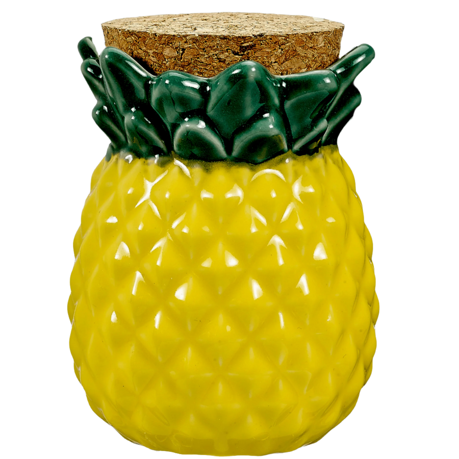 Ceramic Pineapple Jar - Canadian Vaporizers