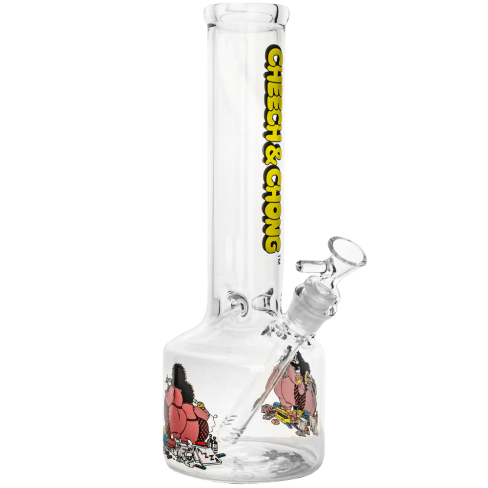 Cheech And Chong 12" Bloat On Canteen Base Water Pipe - Canadian Vaporizers