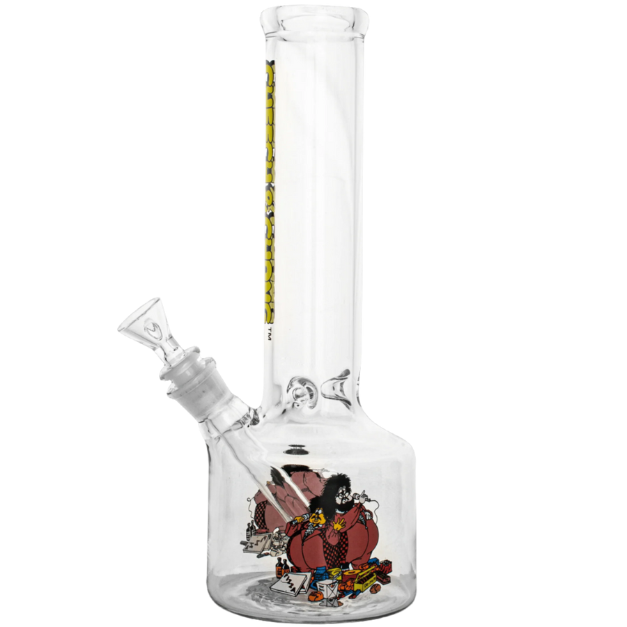 Cheech And Chong 12" Bloat On Canteen Base Water Pipe - Canadian Vaporizers