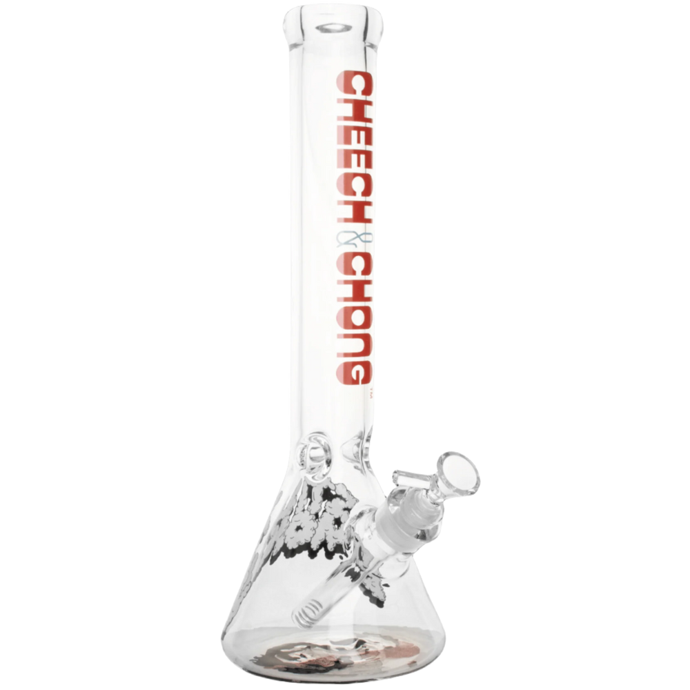 Cheech And Chong 15" 7mm Thick Still Smokin Beaker Base Water Pipe - Canadian Vaporizers