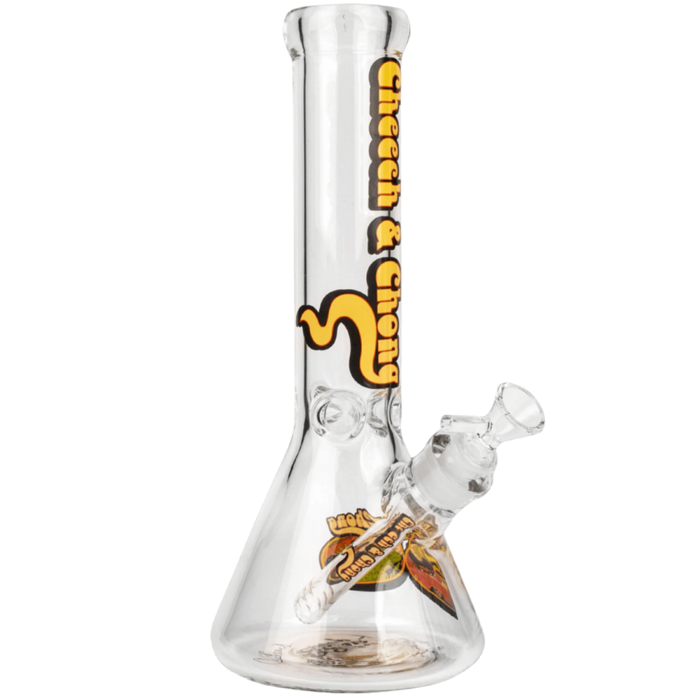 Cheech And Chong Glass 12" 7mm Thick Commemorative 50th Anniversary Beaker Tube - Canadian Vaporizers