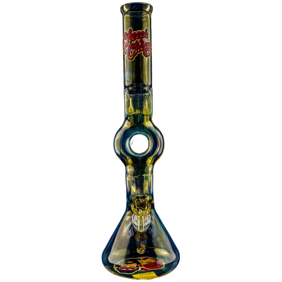 Cheech And Chong Glass | 16" Moe Money Tube with 14mm Joint - Canadian Vaporizers