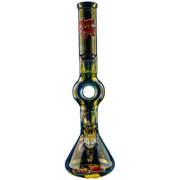 Cheech And Chong Glass | 16" Moe Money Tube with 14mm Joint - Canadian Vaporizers