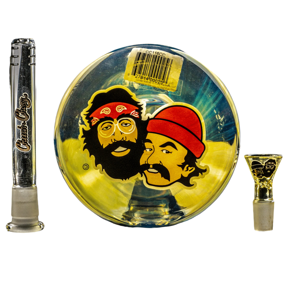 Cheech And Chong Glass | 16" Moe Money Tube with 14mm Joint - Canadian Vaporizers