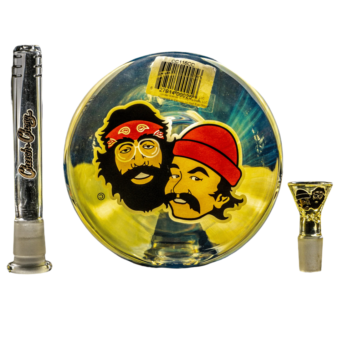 Cheech And Chong Glass | 16" Moe Money Tube with 14mm Joint - Canadian Vaporizers