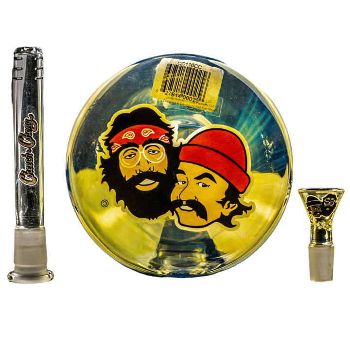 Cheech And Chong Glass | 16" Moe Money Tube with 14mm Joint - Canadian Vaporizers