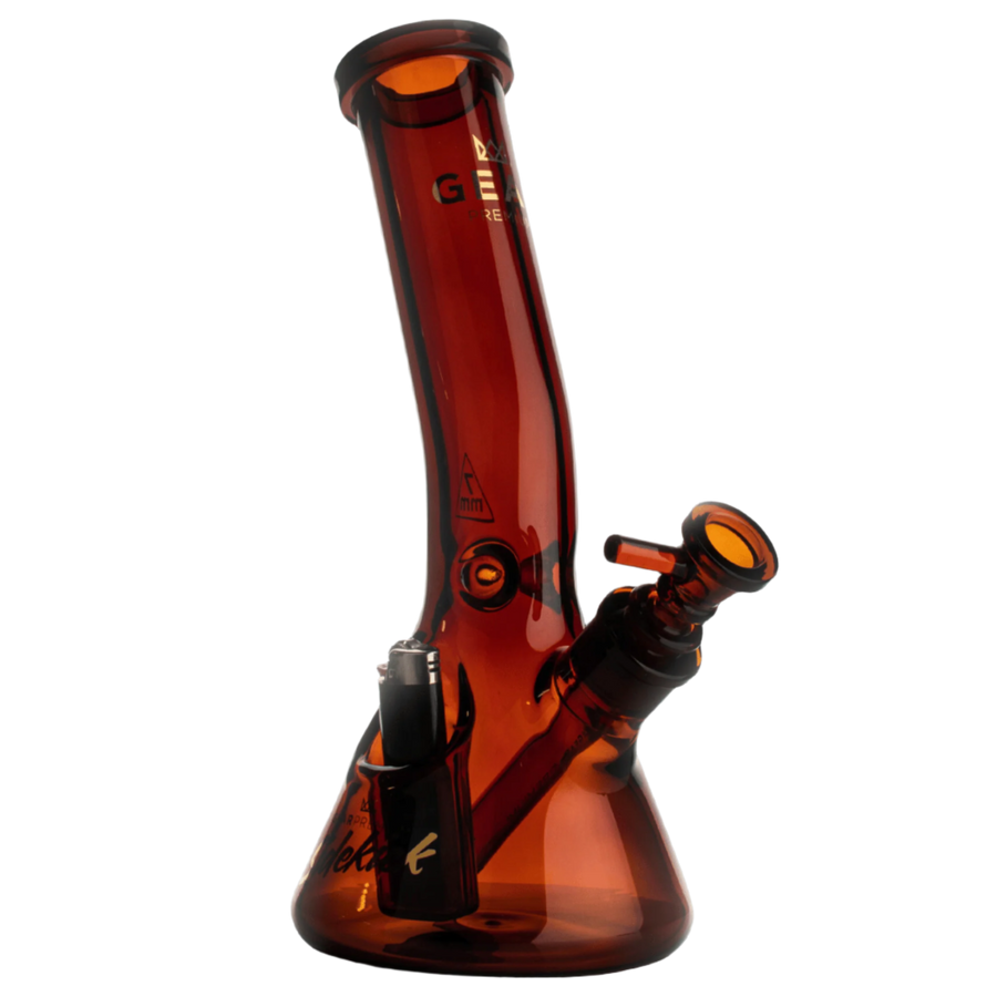 Gear Premium 12" 7mm Thick Sidekick Laid Back Beaker Base Water Pipe - Canadian Vaporizers