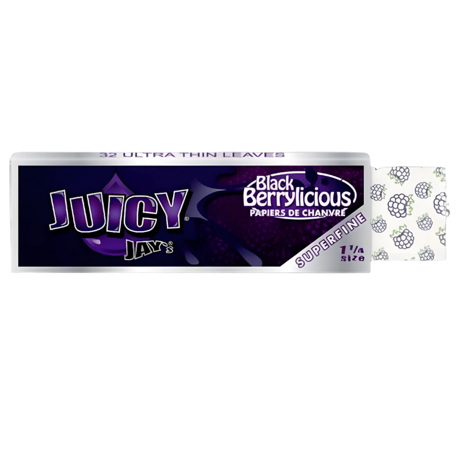 Juicy Jay's 1¼ Rolling Papers (Display of 24) - Canadian Vaporizers