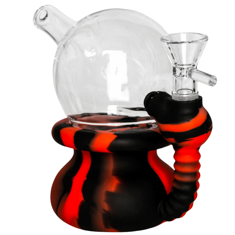 Lit Silicone 5" Gumball Bubbler - Canadian Vaporizers