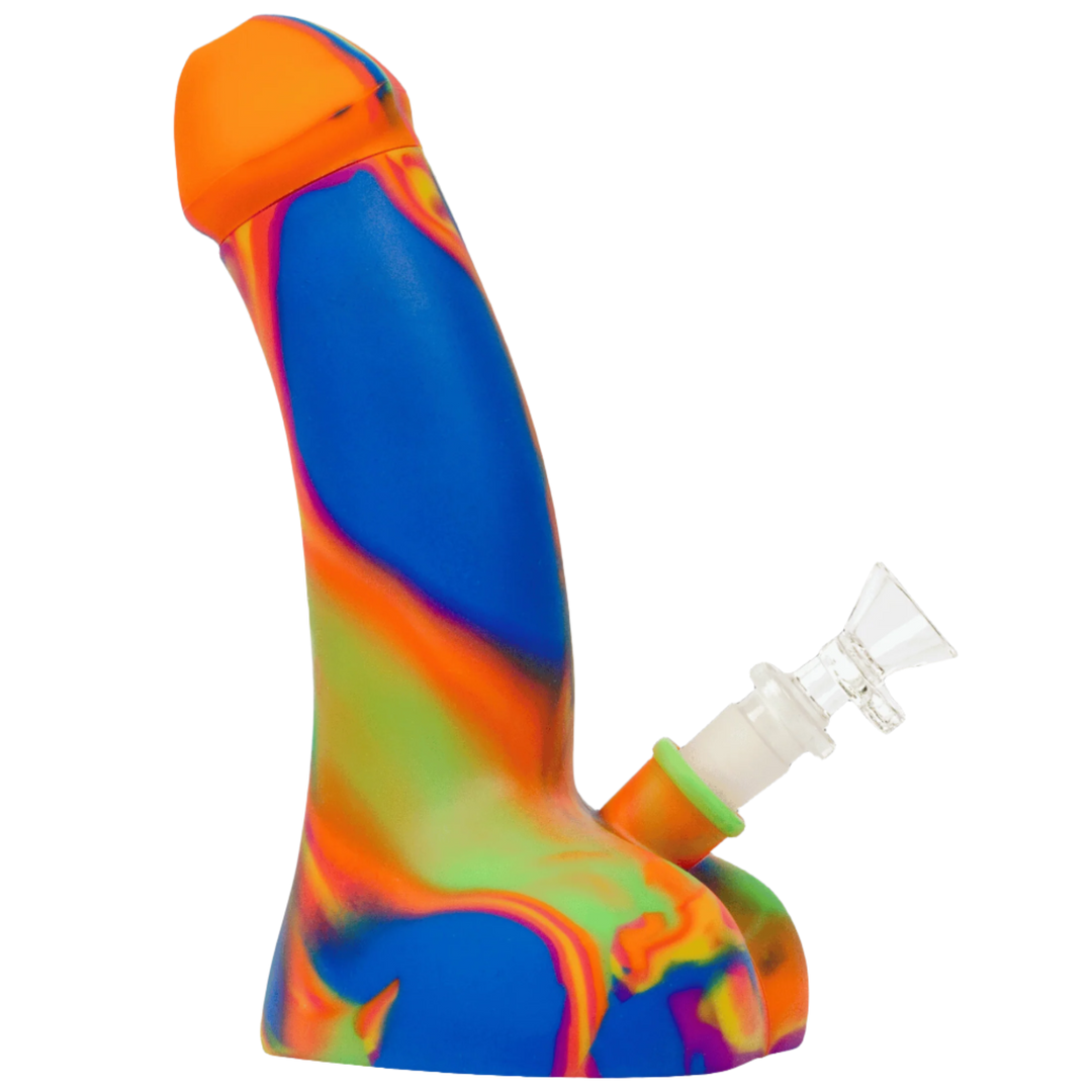 Lit Silicone 9" Head Honcho Water Pipe - Canadian Vaporizers