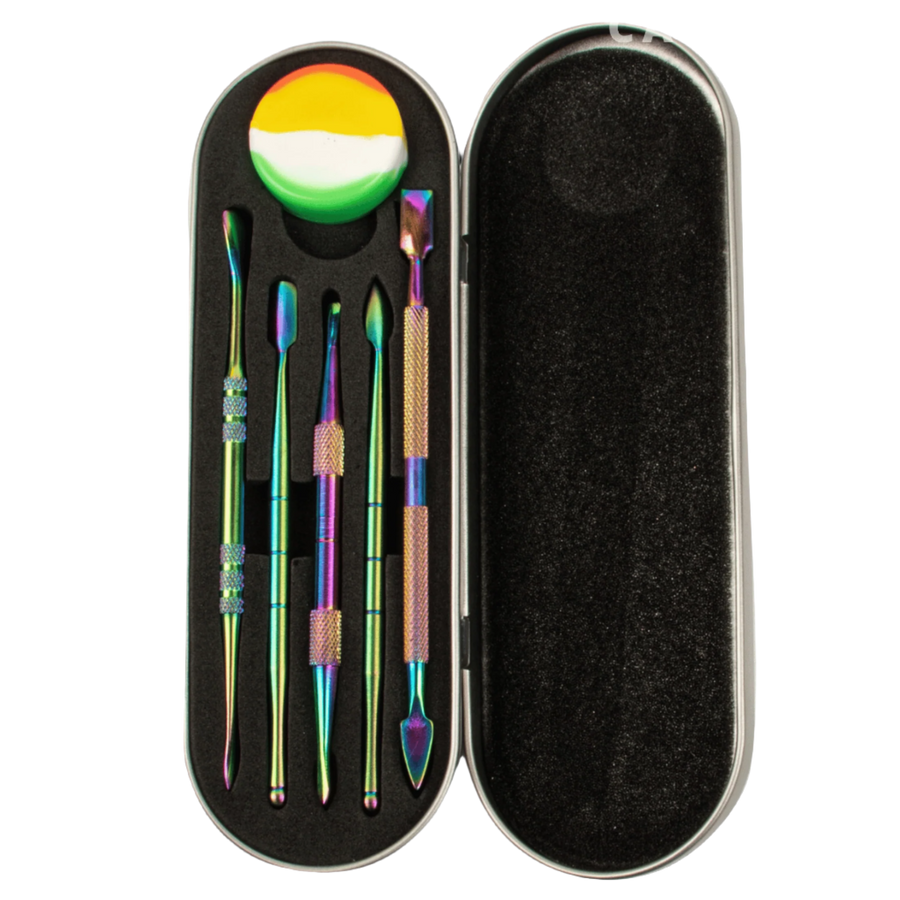 Lit Silicone Anodized Dabber Set - Canadian Vaporizers