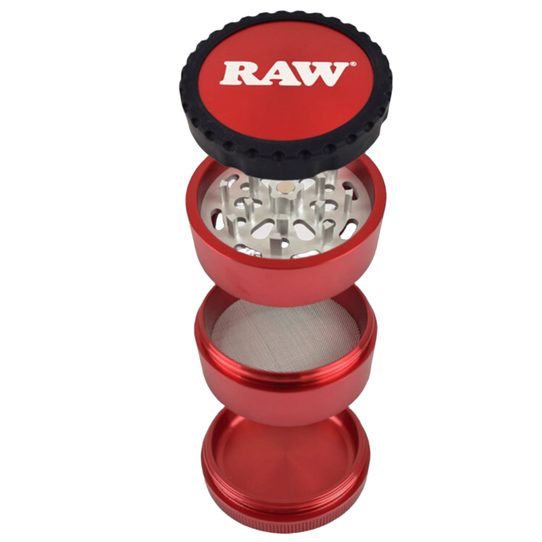 Raw | 4-Piece Life Grinder V3 - Canadian Vaporizers