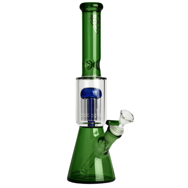 Red Eye Glass 11" Dual Chamber Beaker Tube - Canadian Vaporizers