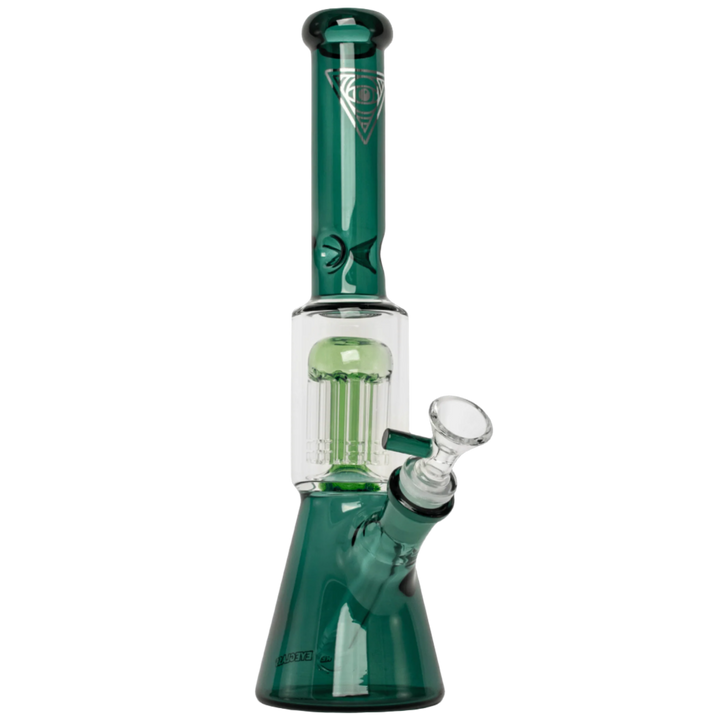 Red Eye Glass 11" Dual Chamber Beaker Tube - Canadian Vaporizers