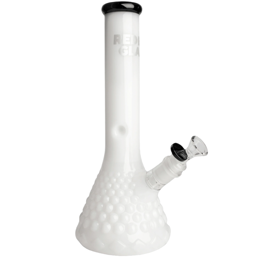 Red Eye Glass 12" Hermes Beaker Base Water Pipe - Canadian Vaporizers