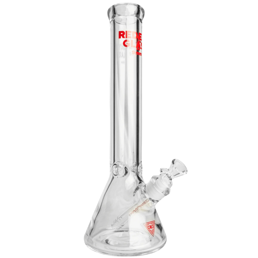 Red Eye Glass 15" 9mm Thick Beaker Base Water Pipe - Canadian Vaporizers