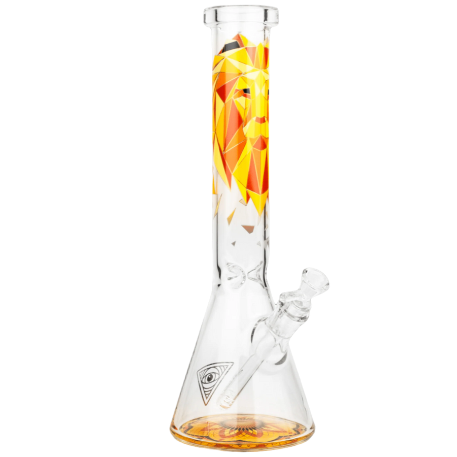 Red Eye Glass 15" Lion Beaker Tube - Canadian Vaporizers