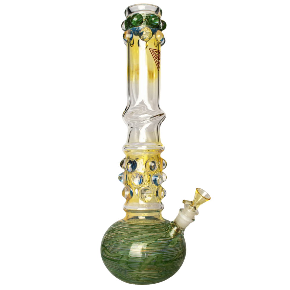 Red Eye Glass 16" Mega Marble Bubble Base Water Pipe (Limited Edition) - Canadian Vaporizers