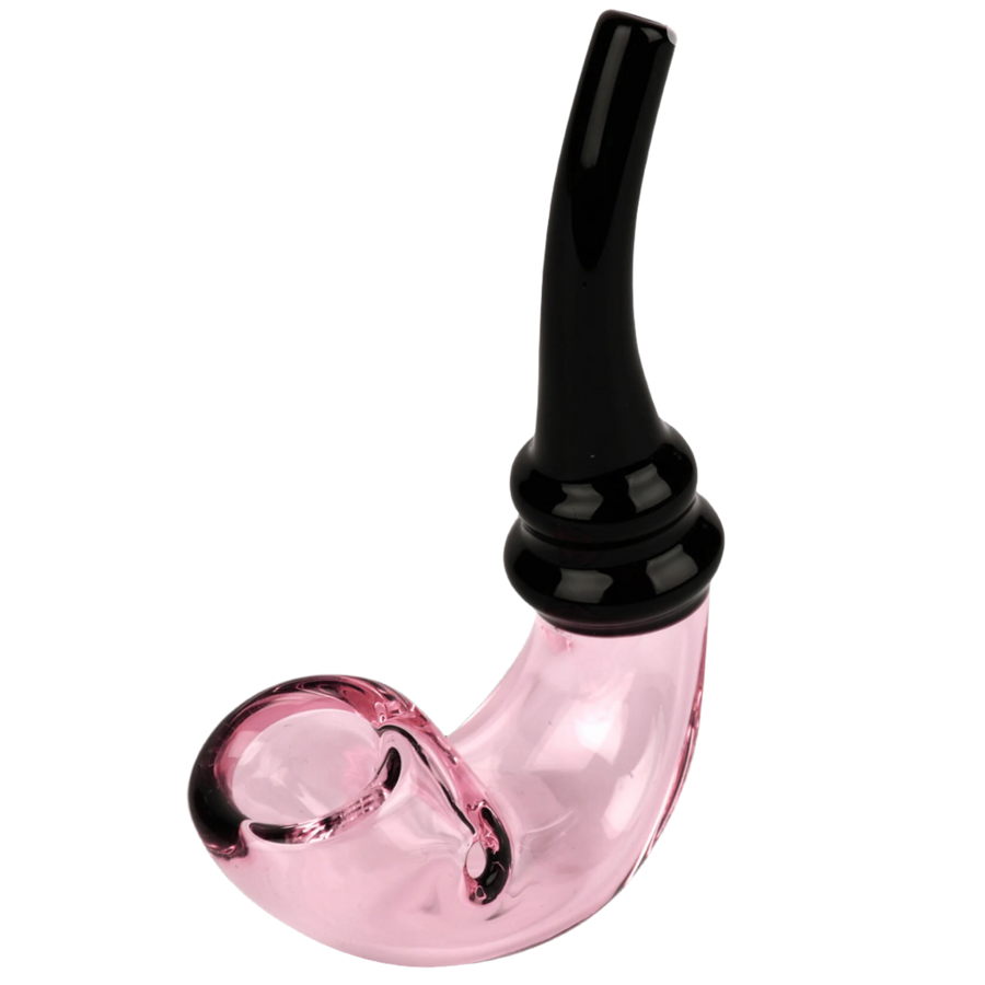 Red Eye Glass 3.5" Mod Sherlock Hand Pipe - Canadian Vaporizers