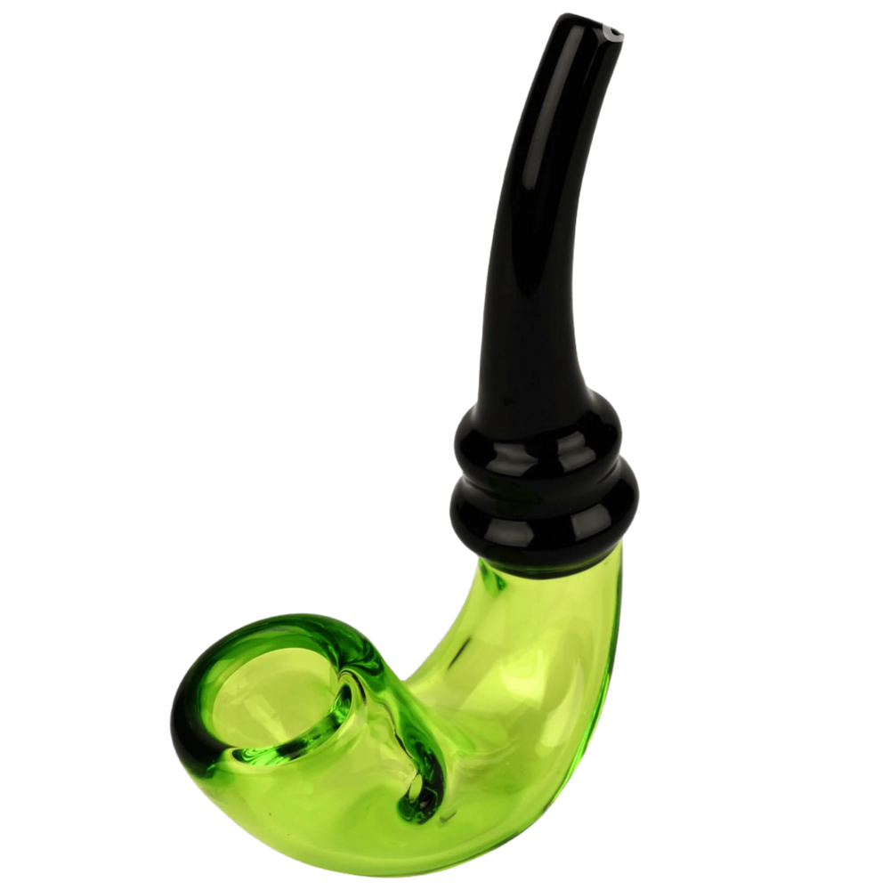 Red Eye Glass 3.5" Mod Sherlock Hand Pipe - Canadian Vaporizers