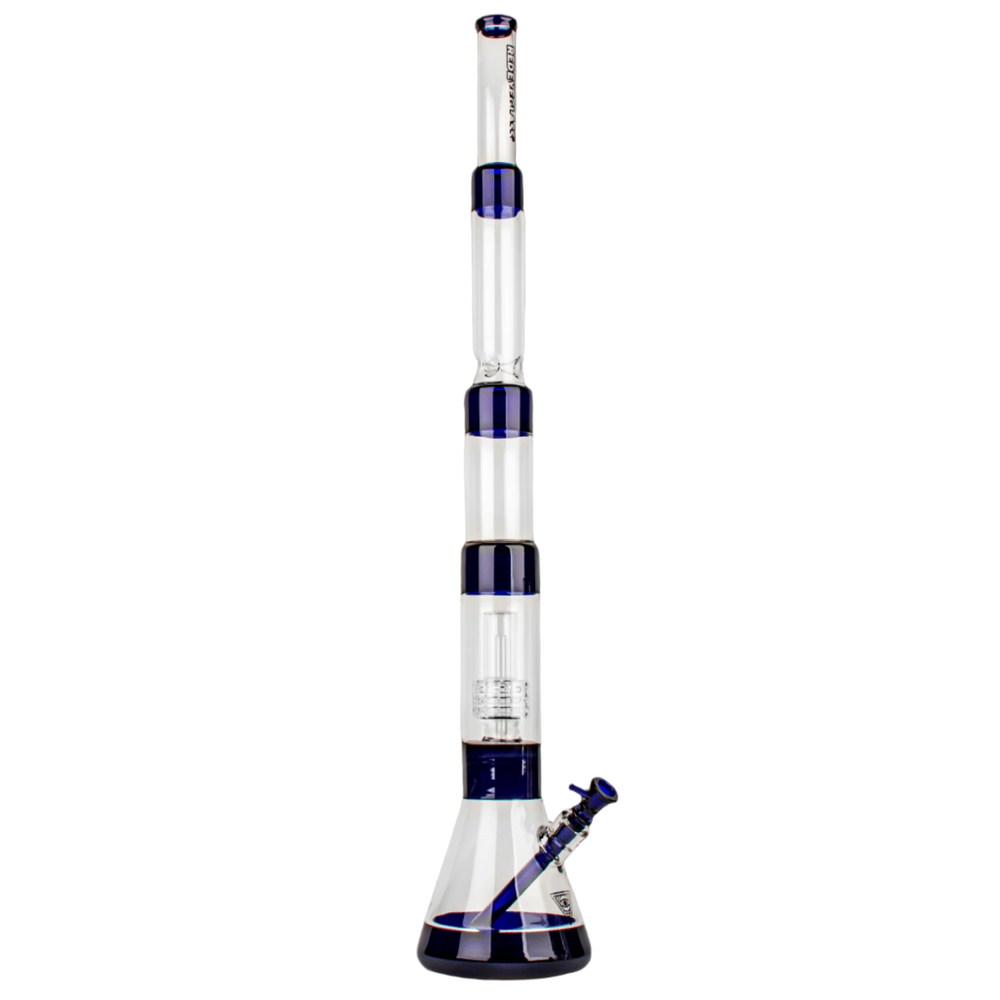 Red Eye Glass | 36" Dual Chamber Step Down Beaker Tube - Canadian Vaporizers