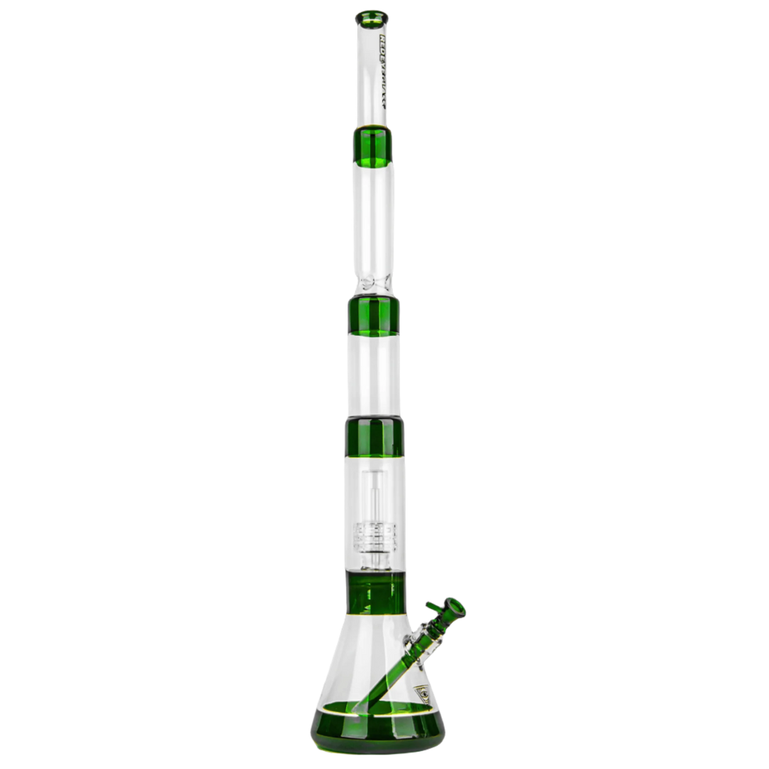 Red Eye Glass | 36" Dual Chamber Step Down Beaker Tube - Canadian Vaporizers