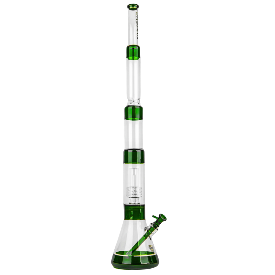 Red Eye Glass | 36" Dual Chamber Step Down Beaker Tube - Canadian Vaporizers