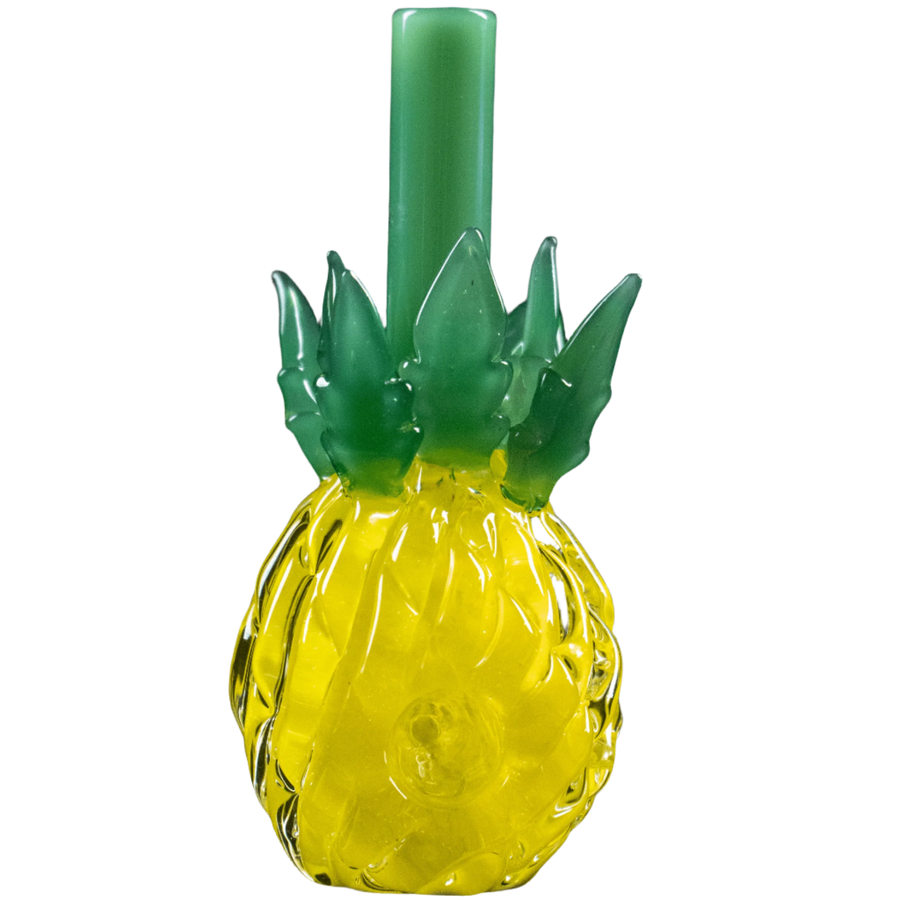 Red Eye Glass 4" Pineapple Hand Pipe - Canadian Vaporizers