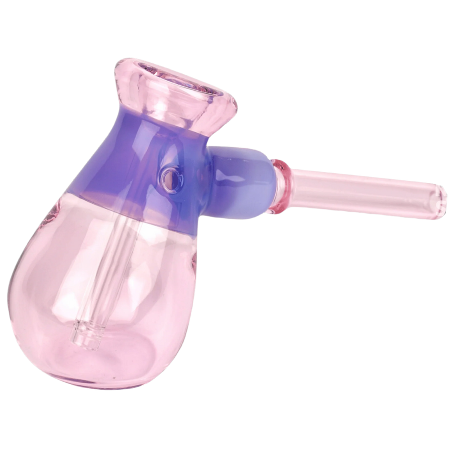 Red Eye Glass 4.5" Colour Blocked Hammer Bubbler - Canadian Vaporizers