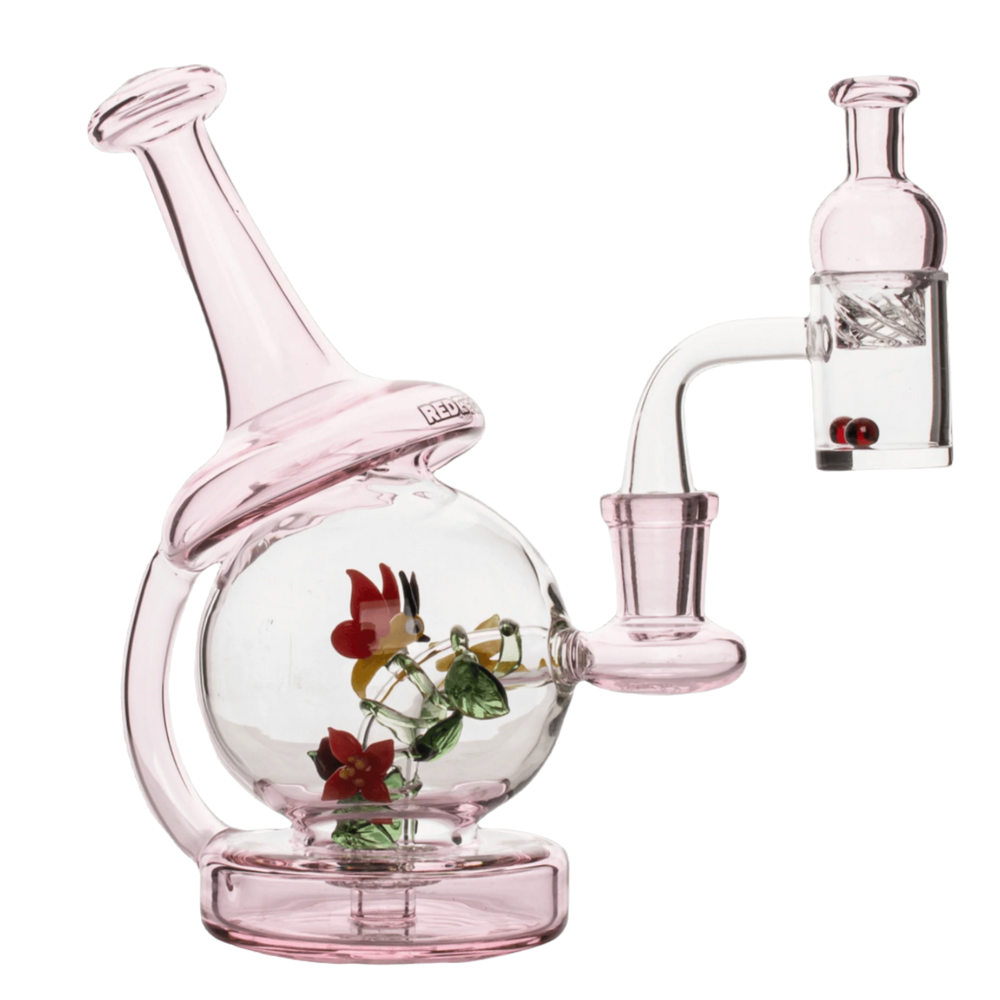 Red Eye Glass 6.5" Butterfly Concentrate Recycler Set - Canadian Vaporizers