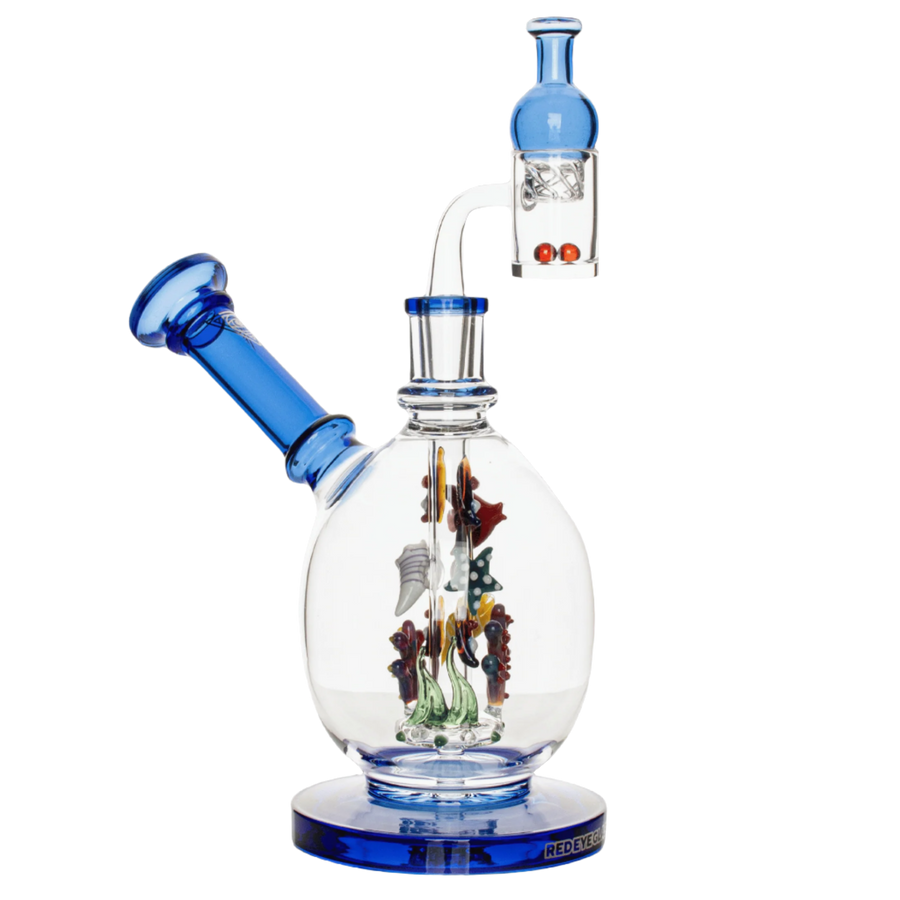 Red Eye Glass 6.5" Sealife Concentrate Rig Set - Canadian Vaporizers