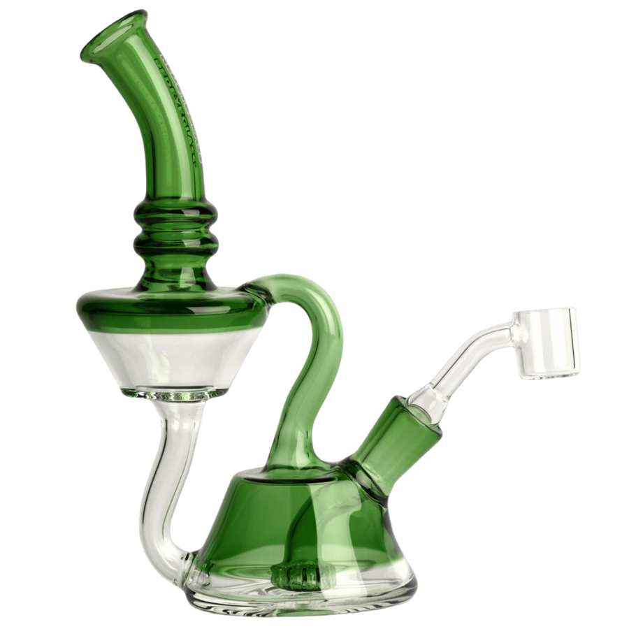 Red Eye Glass 7.5" Waterton Concentrate Recycler - Canadian Vaporizers