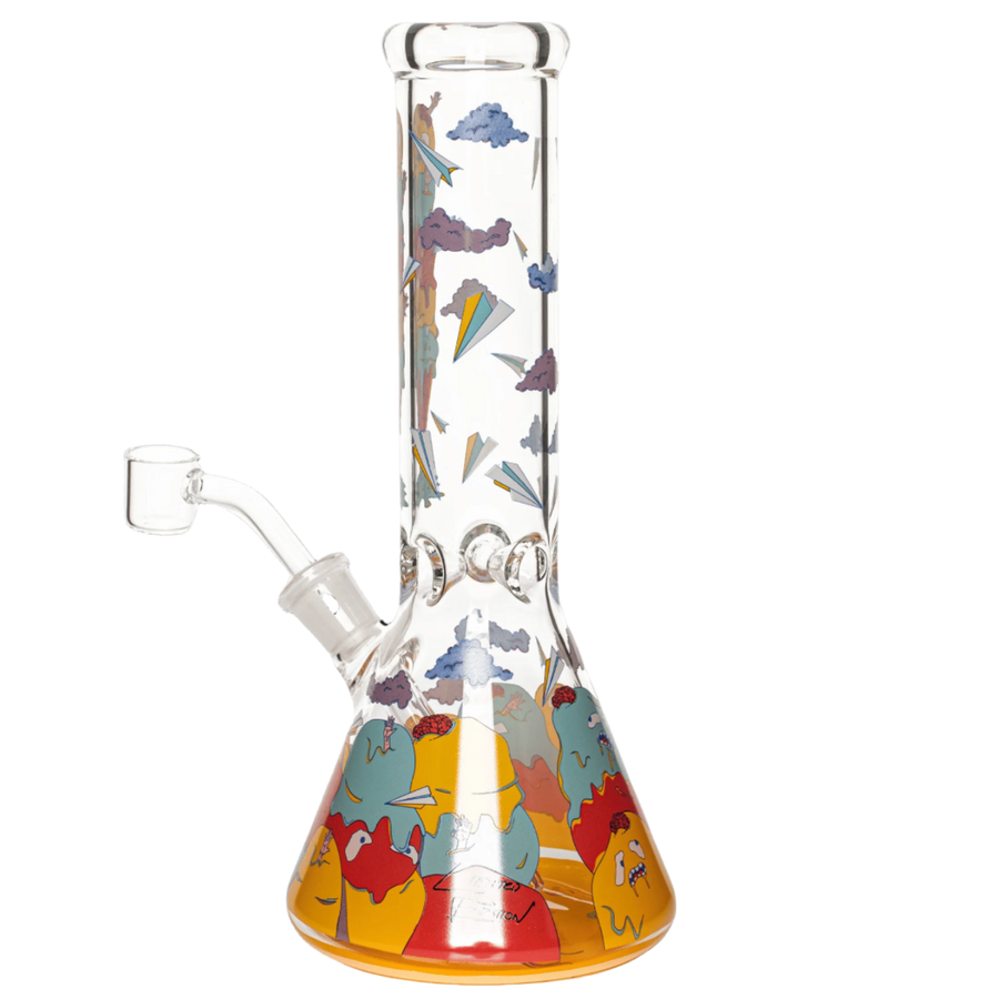 Red Eye Glass 8.5" Ice Cream Mountain Concentrate Rig (Limited Edition) - Canadian Vaporizers