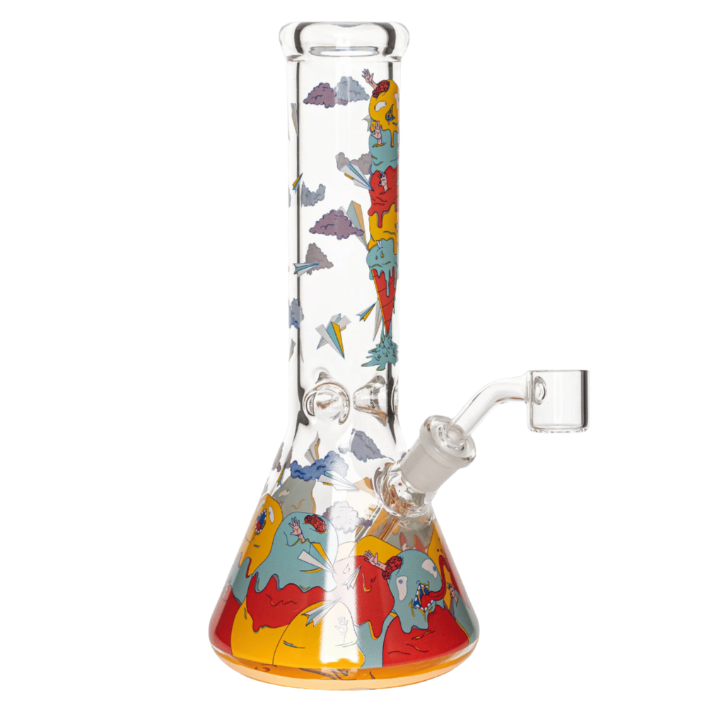 Red Eye Glass 8.5" Ice Cream Mountain Concentrate Rig (Limited Edition) - Canadian Vaporizers