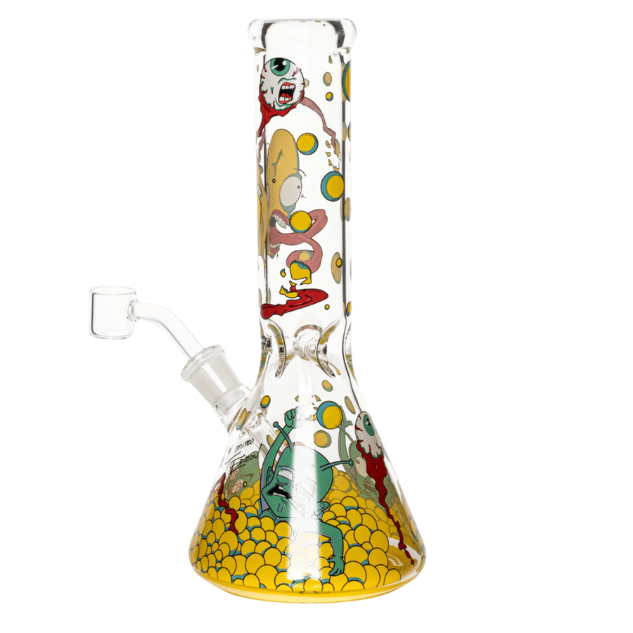 Red Eye Glass 8.5" Monster Ball Pit Concentrate Rig (Limited Edition) - Canadian Vaporizers