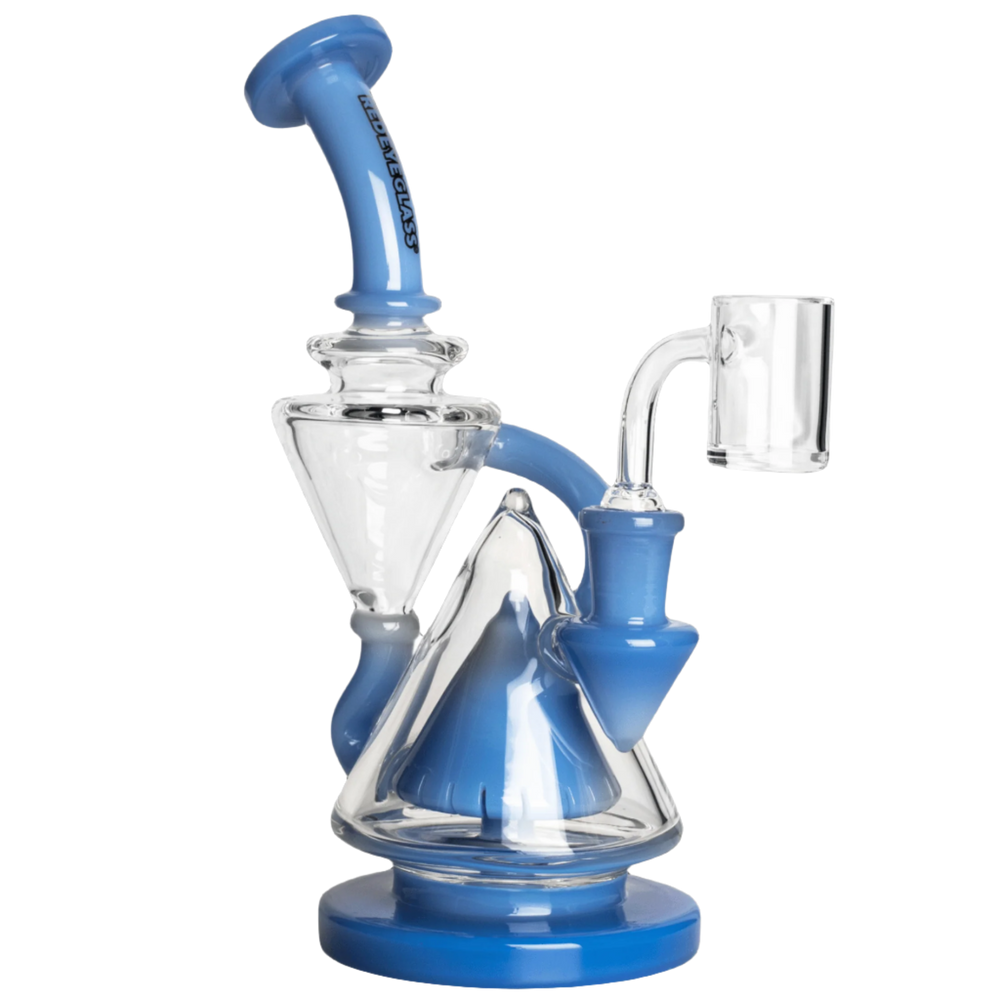 Red Eye Glass 8.5" Three-Step Concentrate Recycler - Canadian Vaporizers