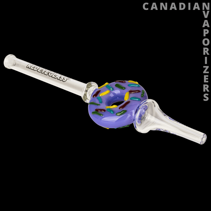 Red Eye Glass 9" Donut Concentrate Collector - Canadian Vaporizers