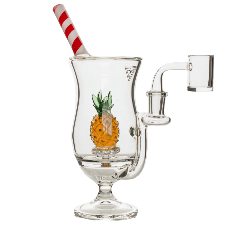 Red Eye Glass 9.5" Piña Colada Concentrate Rig - Canadian Vaporizers