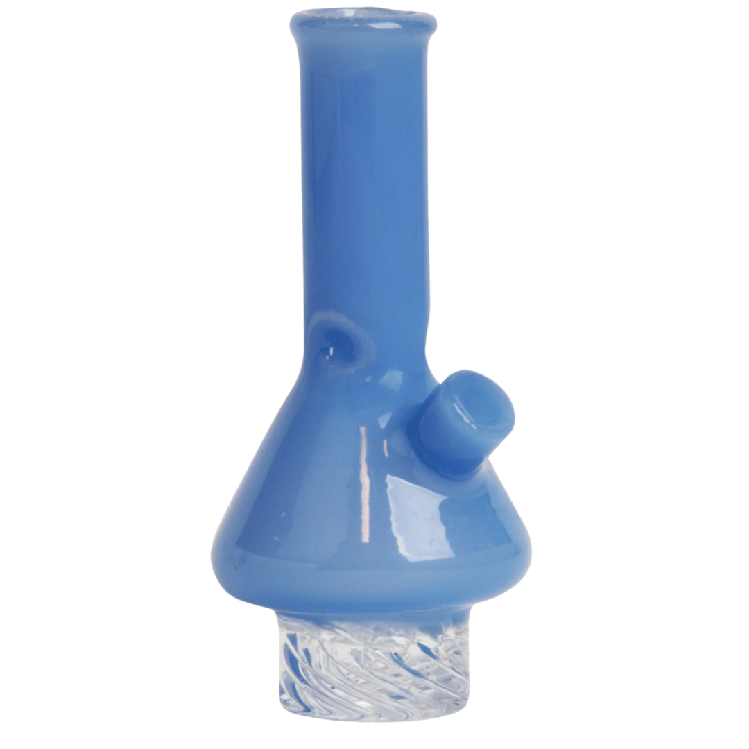 Red Eye Glass Beaker Whirlpool Carb Cap (Fits 25mm Bangers) - Canadian Vaporizers